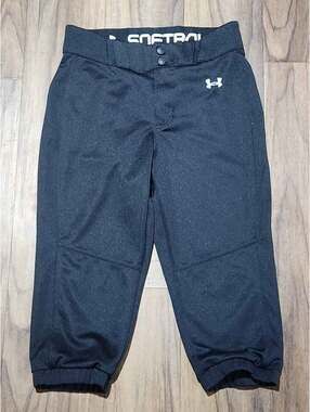 Under Armour Womans Softball Pants Size Small black